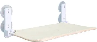 Image de Lit pour chat pliable avec ventouses, coussin réversible, capacité de charge de 20 kg