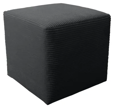 Produktbild von Kubus I Sitzwürfel Hocker Sitzhocker 45x45x45 cm Cordstoff Graphite grau