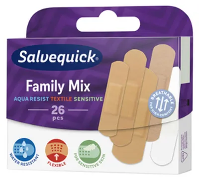 Obrázok produktu pre Salvequick Plastry uniwersalne 26 sztuk