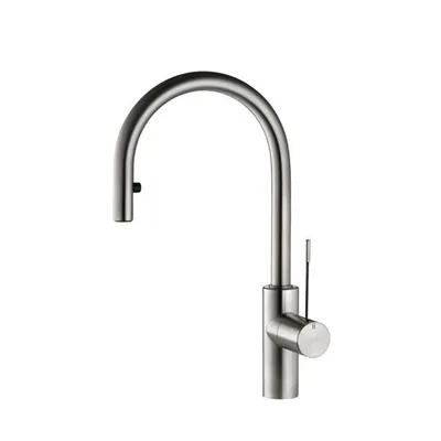 Immagine prodotto di KWC Ono 3, miscelatore per lavello, acciaio inox, alta pressione