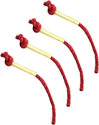 Produktbild von Feuersteinzündschnüre + rotes Wachsseil – Überlebensausrüstung für Camping, Grillen, Aluminiumlegierung