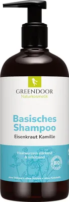 Produktbild von GREENDOOR Basisches Shampoo Eisenkraut Kamille