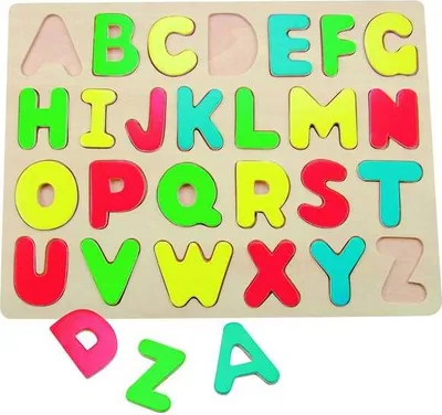 Produktbild von Puzzle auf Karton "Alphabet"