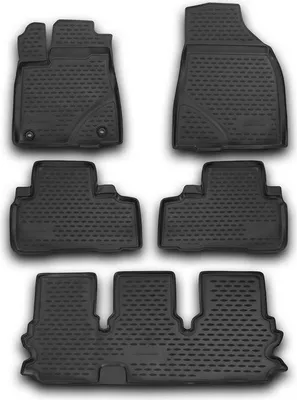 Image de Tapis de voiture en caoutchouc Novline Toyota Highlander 2013-2019