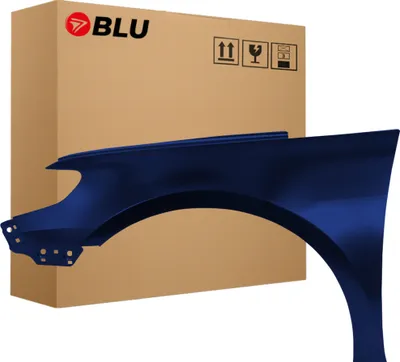 Produktbild von BLU Kotflügel Passend für VW Volkswagen Passat CC LIFT LD5Q Links Blau SchattenBlau | 2012-2016 | Vorderseite Vorne | Lackiert | Einbaufertig