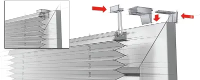 Produktbild von Gardinia EASYFIX Plissee Nachbildung mit 2 Bedienschienen Curl grau 70 x 130 cm