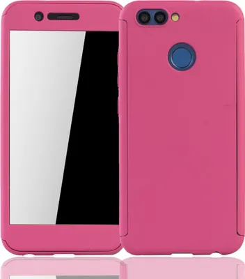 Immagine prodotto di Custodia protettiva per cellulare Huawei Nova 2, cover completa, protezione per lo schermo a 360 gradi, colore rosa