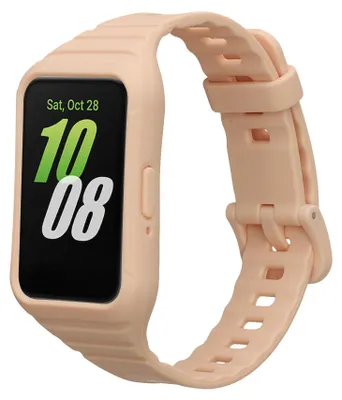 Produktbild von kwmobile Sportarmband kompatibel mit Samsung Galaxy Fit 3 - Armband TPU Silikon für Fitnesstracker - mit Schutz Bumper Altrosa