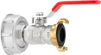 Produktbild von IBC Adapter Set GEKA plus Kugelhahn