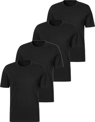 Produktbild von s.Oliver 4er Pack Basic Unterhemd / Shirt Kurzarm Shirt mit Kurzarm und Rundhals-Ausschnitt, Weich und elastisch, Vielseitig kombinierbar