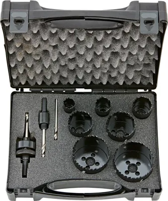 Produktbild von Forum Lochsägen-Satz HSSBi 22-68 mm Elektro, 10-tlg.