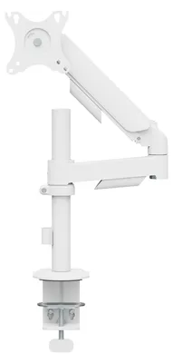 Image de Support écran PC à ressort mécanique 1 écran PC 17"-32" avec mât, Blanc