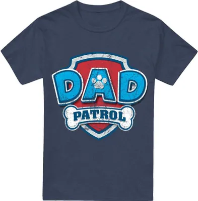 Produktbild von Paw Patrol - "Dad Patrol" T-Shirt für Herren/Damen Uni - Vatertag TV15213 (S) (Marineblau)
