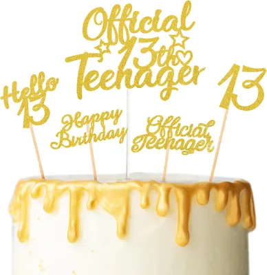 Imagen del producto de Decoraciones para cupcakes, 13 unidades, con 5 diseños diferentes, ideales para fiestas de cumpleaños