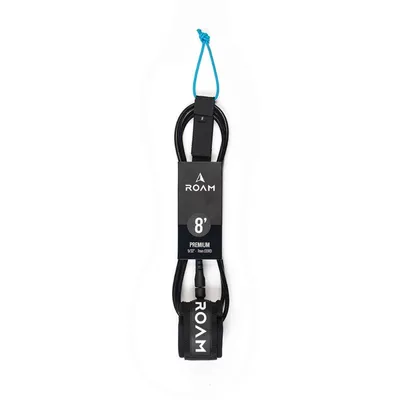 Produktbild von ROAM Surfboard Leash Premium 8.0 Schwarz