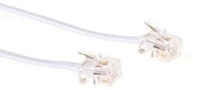 Obrázek produktu pro ACT RJ11 - RJ11 cable, White 0.5m, 0,5 m, RJ11, RJ11, Bílá, Samec, Samec