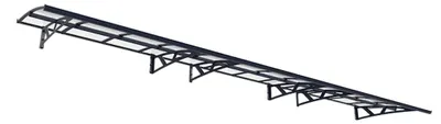 Obrázek produktu pro Palram - Stříška Canopia Amsterdam 6690 antracit 139x671x33 cm