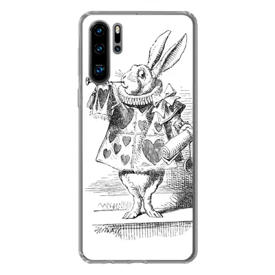 Produktbild von MuchoWow® Handyhülle Schutzhülle Hülle für Huawei P30 Pro Alice im Wunderland Silikon Softcase Handy Hülle - Schutzdeckel