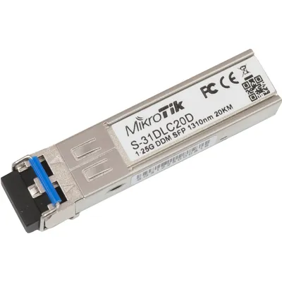 Produktbild von MikroTik S-31DLC20D - SFP (Mini-GBIC)-Transceiver-Modul - SFP (mini-GBIC)