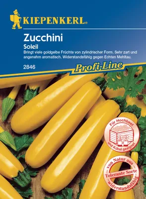 Zdjęcie produktu dla Zucchini Soleil | Nasiona cukinii firmy Kiepenkerl