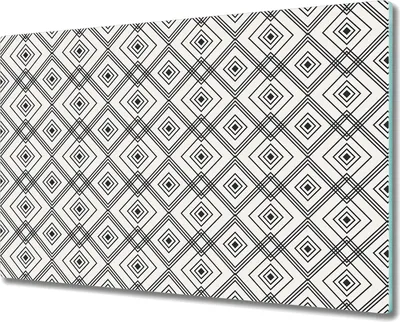 Produktbild von Glas-Herdabdeckplatte Glaskeramikkochfeld-Abdeckung Spritzschutz - 80x52 cm - Geometrische Muster