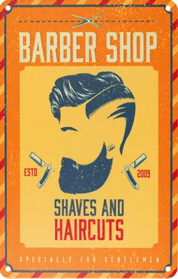 Obrázek produktu pro Dekorační tabule BARBER B056