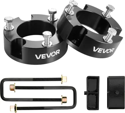 Obrázek produktu pro VEVOR vyrovnávací zvedák (76,2 mm vpředu a 50,8 mm vzadu) pro 2005-2021, 2022, 2023 Toyota Tacoma 2WD/4WD, sada pro vyrovnání podvozku se 2 předními rozpěrkami a zadními zvedacími bloky a U-šrouby