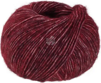 Produktbild von Lana Grossa - Natural Alpaca Pelo 0030 burgund meliert