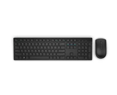 Image de DELL KM636, Sans fil, Sans fil RF, Commutateur à membrane, QWERTZ, Noir, Souris incluse