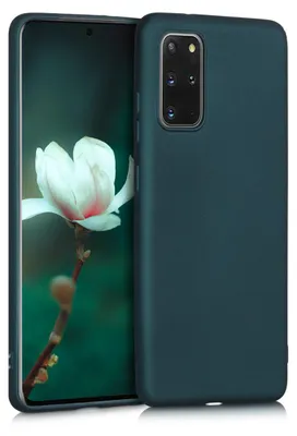 Produktbild von kwmobile Handyhülle für Samsung Galaxy S20 Plus Hülle - Silikon Case metallisch schimmernd - Schutzhülle Cover - Metallic Petrol