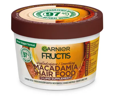Image de Masque capillaire Garnier Fructis Macadamia, 400ml