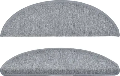 Produktbild von Cloris DesignMöbel Stufenmatten - Grau 15er-set Treppenmatten Hellgrau 56x17x3cm Schlichtes6995280