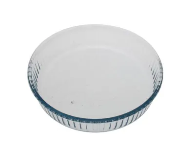 Image de Moule à Tarte Verre Borcam 26cm Cuisson Homogène Et Présentation élégante - Borcam