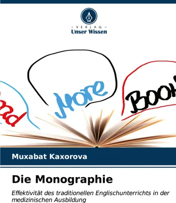 Produktbild von Die Monographie