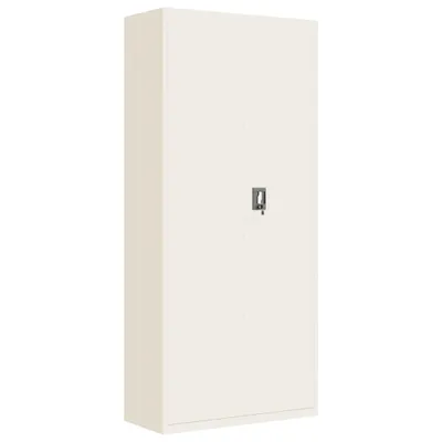 Immagine prodotto di vidaXL Armadio per archiviazione bianco 90x40x200 cm in acciaio
