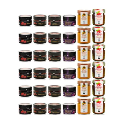 Productafbeelding van TubeORIGINAL Cadeauset “Aperitivo del Sud – 36 potten (6 varianten × 6)” – 36 stuks Italiaanse delicatessen