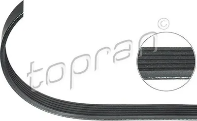 Produktbild von TOPRAN Keilrippenriemen 1217mm für OPEL Corsa D Schrägheck (S07) 304 098