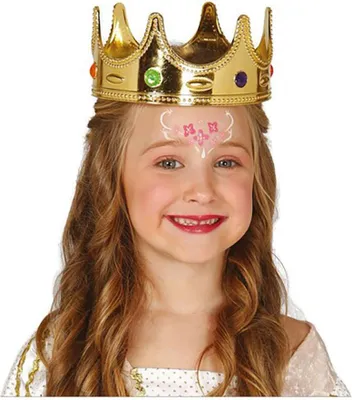 Produktbild von Königin König Prinzessin Gold Kinderkrone