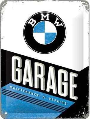 Produktbild von Nostalgic-Art - Blechschild 15x20 cm - BMW - BMW Garage