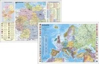 Produktbild von Deutschland und Europa fürs Büro - DUO-Schreibunterlage