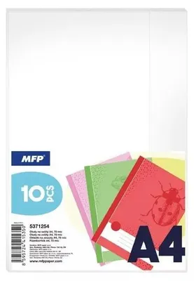 Image de Lot de 10 couvertures pour cahier A4, 70 microns
