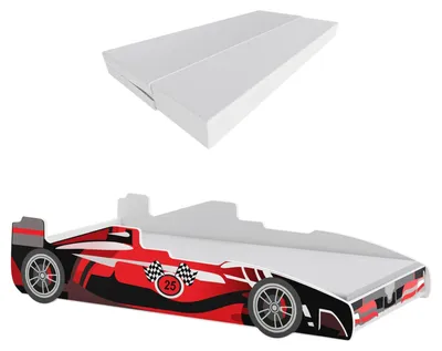 Produktbild von Kinderbett Thema Rennwagen 160 x 70 cm