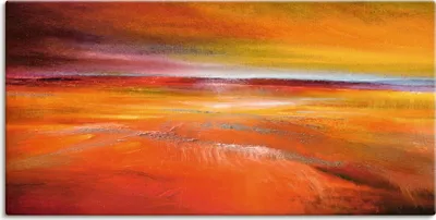 Produktbild von ARTland Leinwandbild Ernteland Größe: 60x30 cm