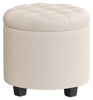 Produktbild von Fußhocker mit Stauraum – Ottomane – Aufbewahrungsbank – platzsparend – 45 x 45 x 44,5 cm