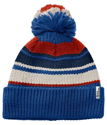 Zdjęcie produktu dla Czapka dziecięca uni Jack Wolfskin Pompom Kids, kolor: nordic sky, uniwersalny rozmiar