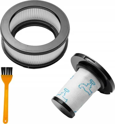 Image de Set de pièces de rechange Compatible avec les aspirateurs Rowenta et Tefal X-Force Flex Accessoires Filtre à air Filtre moteur Brosse