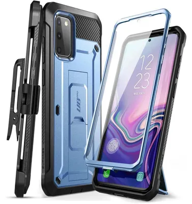 Productafbeelding van Buitenhul voor de Samsung Galaxy S20 FE 5G (6,5") met schermbescherming, blauw