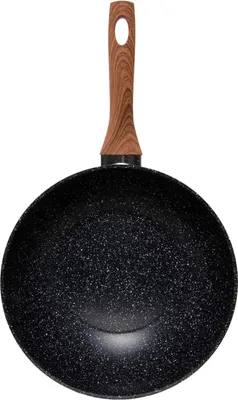 Produktbild von Wokpfanne Ø 28 cm - Induktion - Antihaftbeschichtung - Schwarz - Aluminium