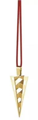 Produktbild von Georg Jensen CC 2025 HOLIDAY ORNAMENT CORNET 18KT GOLD PLATED BRASS 10020800