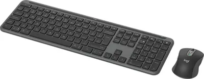Obrázok produktu pre Logitech 920-012490, Bezdrôtový, RF Wireless + Bluetooth, Nožnicový spínač, QWERTY, Grafit, Obsahuje myš